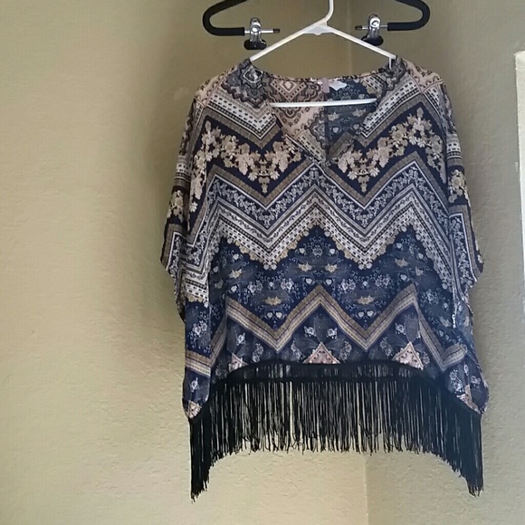 Mauve Sweaters - Mauve brand poncho sz S